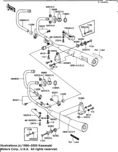 KZ1100 Глушитель
