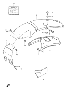 TS125 Заднее крыло