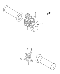 AE50 Рулевой переключатель