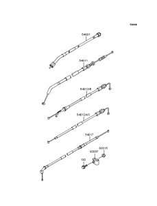 EX250 Тросы управления