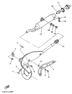 DT50LC Выхлопная система