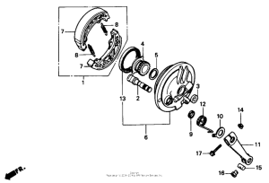 NS50 Передний тормоз