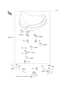 KZ1000 Сиденье