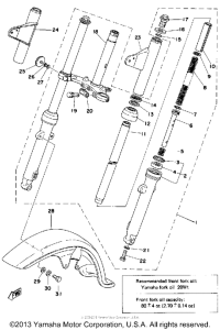 LB80_3D - 1977 Front fork - front fender