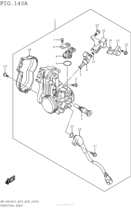 RM-Z450 Корпус Дросселя