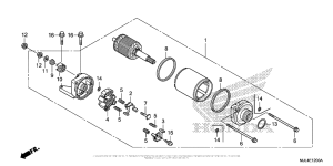 NC700X Стартер