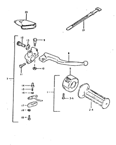 DR400 Right handle switch