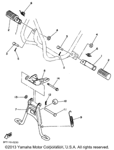PW50J1 Stand - footrest