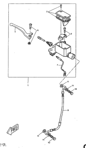 CW50RS Главный тормозной цилиндр