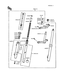  Передняя вилка