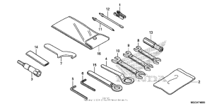 CB1100S (ABS) Инструмент