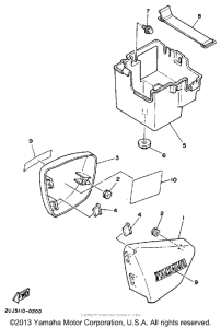 XV250 Боковые обтекатели