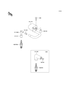 KE100 Система зажигания
