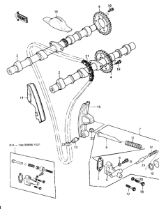 KZ1000 Camshafts / chain / tensioner