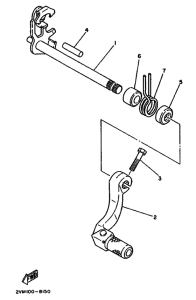 YZ250WR YZ250WRA Insulator plate