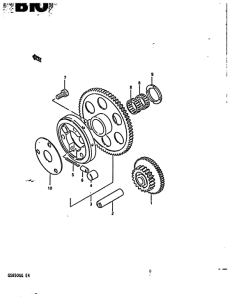 GS850 Муфта стартера