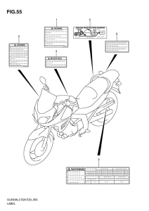 DL650 (ABS) Honda mark