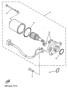 YW100 Стартер