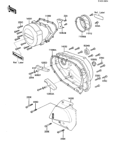 KZ440 Крышки двигателя