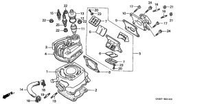 CRM50R Cylinder / cylinder head