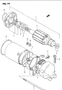 GS1100 Стартерный мотор