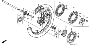 CR125R Transom + tube