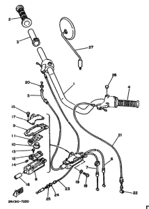 FS1 Рулевой рычаг и кабель