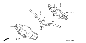 SA75 Handle pipe / handle cover