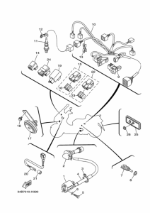 YP400G Электрические детали
