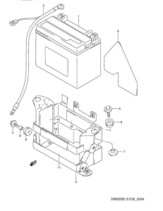 DR650 Аккумулятор