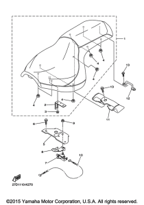 XVS1300CU Сиденье