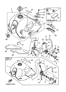 XT225 ﾌﾕｴﾙﾀﾝｸ