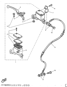 TT600R Главный тормозной цилиндр