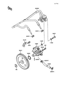 KR250 Масляный насос