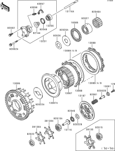 ZR1100 Сцепление