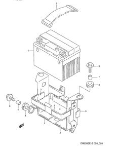 DR650 Аккумулятор