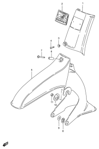 FB100 Переднее крыло