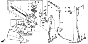 XRV750 Fr. brake master cylinder