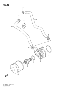 SFV650 Масляный радиатор