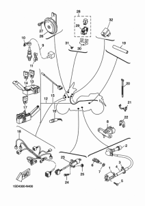 YP400R Электрика 2