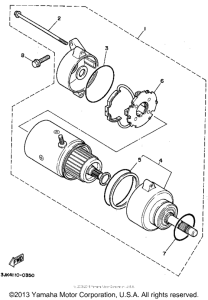 XV750G Стартер