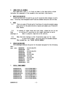 GSX650F Catalog preface