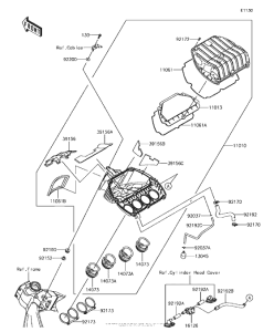 ZX636 Воздушный фильтр
