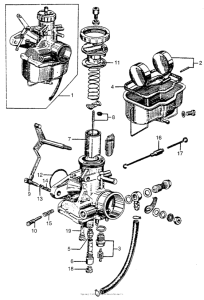 CL77 Left carburetor