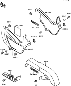 EN500 Боковые обтекатели