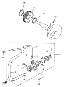 YA50S Масляный насос