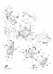 XVS950A Боковая крышка
