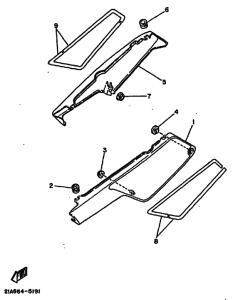 DT50LC DT50B Боковая крышка