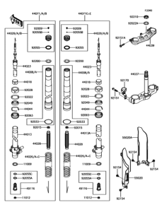 フロントフォーク