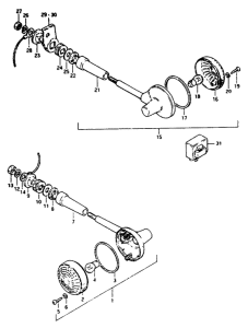 GS550 Поворотники